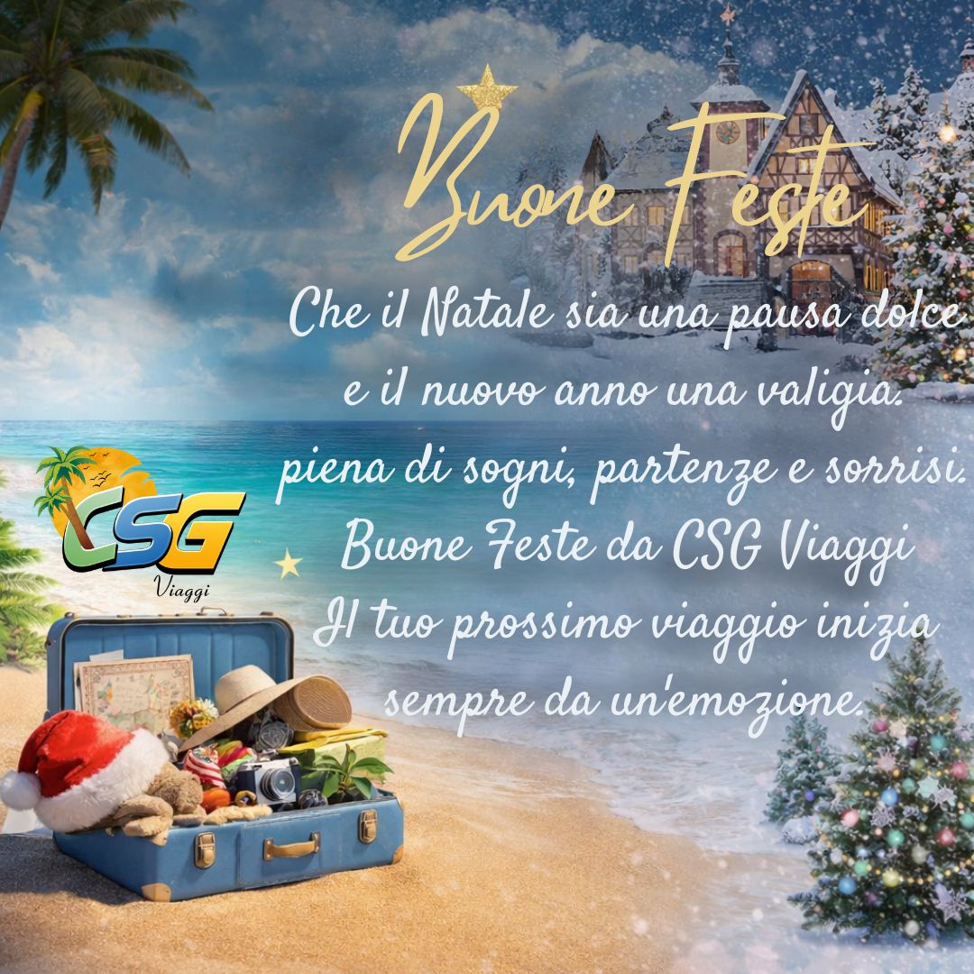 Buone Feste da Organizzazione Viaggi a 360